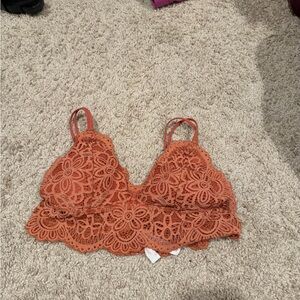 Lace Bralette in Orange